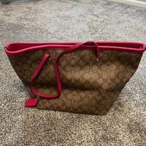 Coach Brown Cs Purse